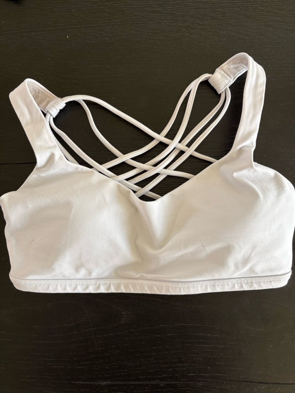 lululemon athletica White Strappy Sports Bra